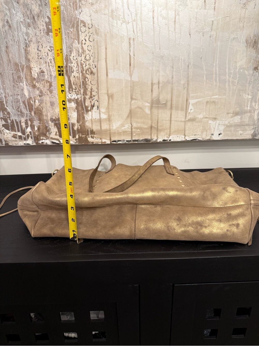 Hobo Metallic Shoulder Tote Bag - Picture 11 of 11
